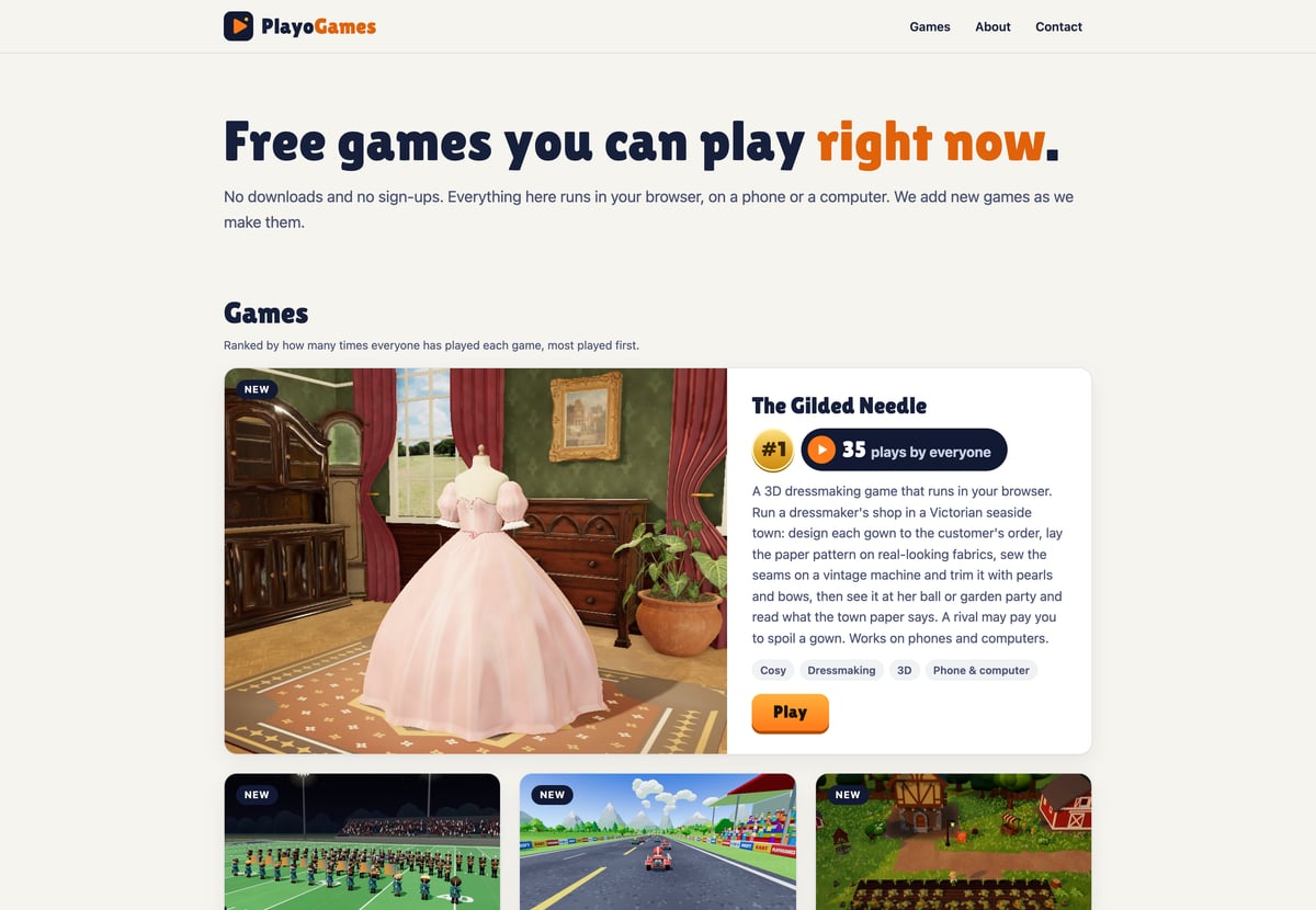 PlayoGames Project
