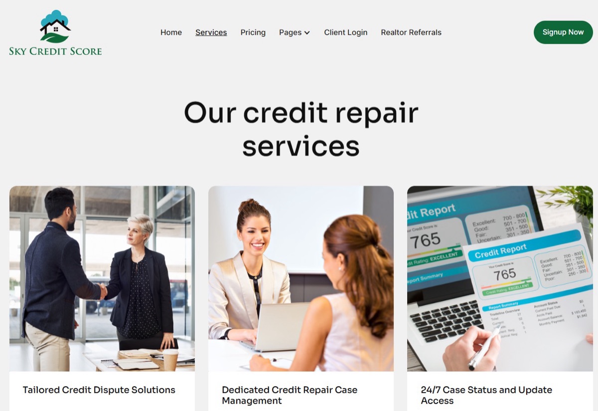 Sky Credit Score Project