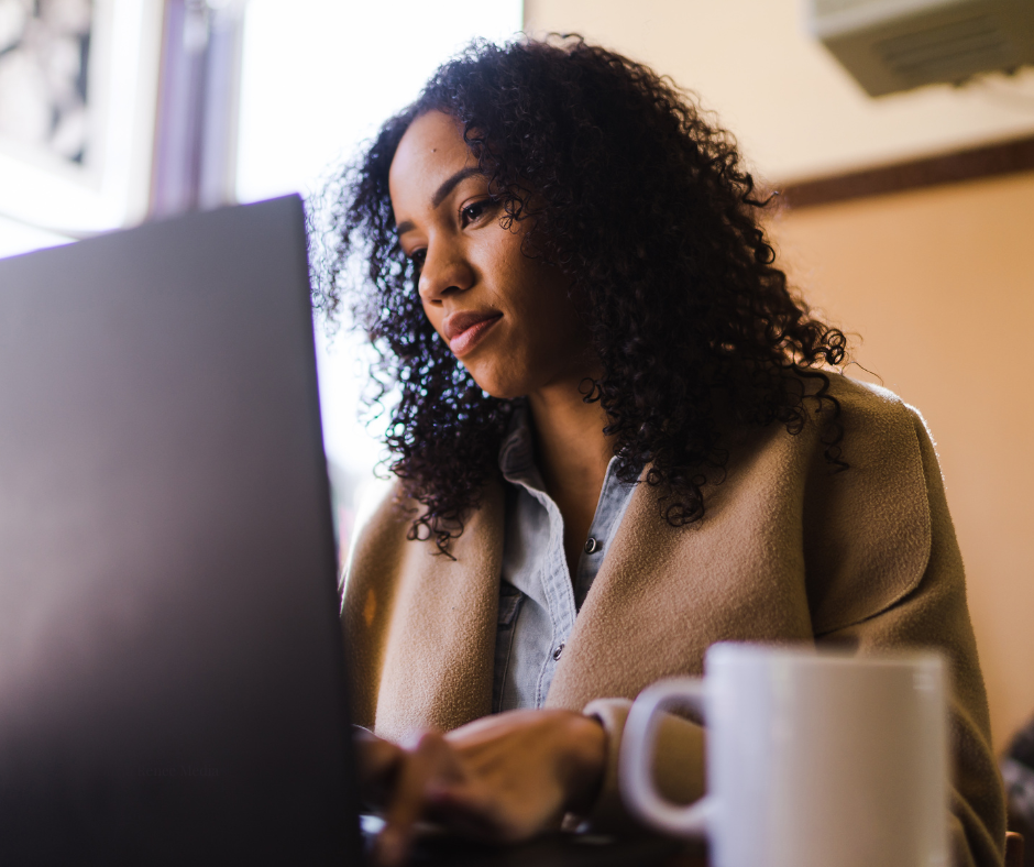 Women working on computer